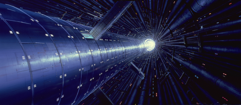 Illustration for article titled AsĂ se hicieron los matte paintings de la primera trilogĂa de Star Wars